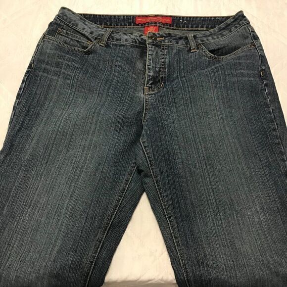 Faded Glory Premium Collection blue jeans size Ladies 14‎ - Picture 2 of 4
